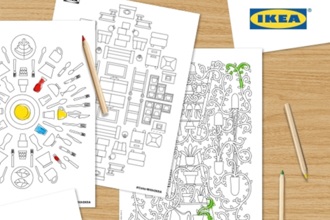 Ikea veröffentlicht ein kostenloses Erwachsenen-Malbuch