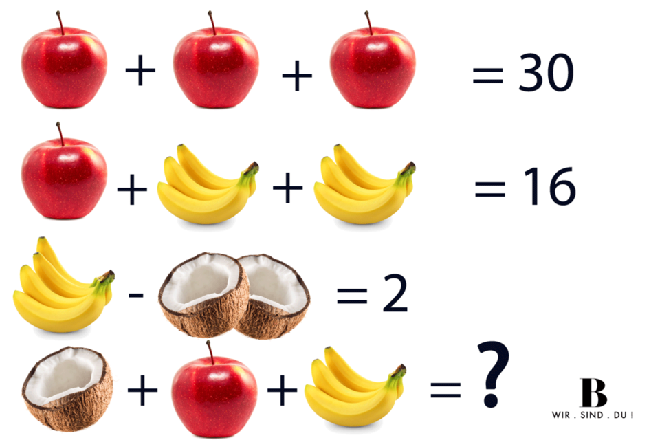 Kannst du dieses Frucht-Rätsel lösen?