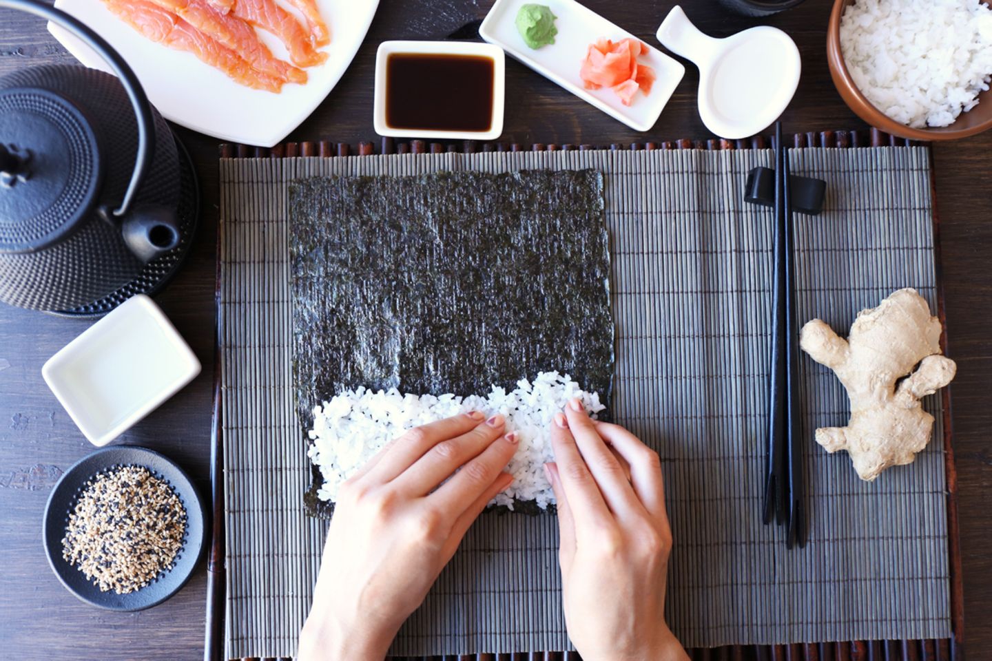 Grundrezept für Sushi-Reis