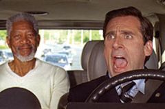 Evan Baxter (Steve Carell) und Gott (Morgan Freeman) Evan Baxter (Steve Carell) und Gott (Morgan Freeman)