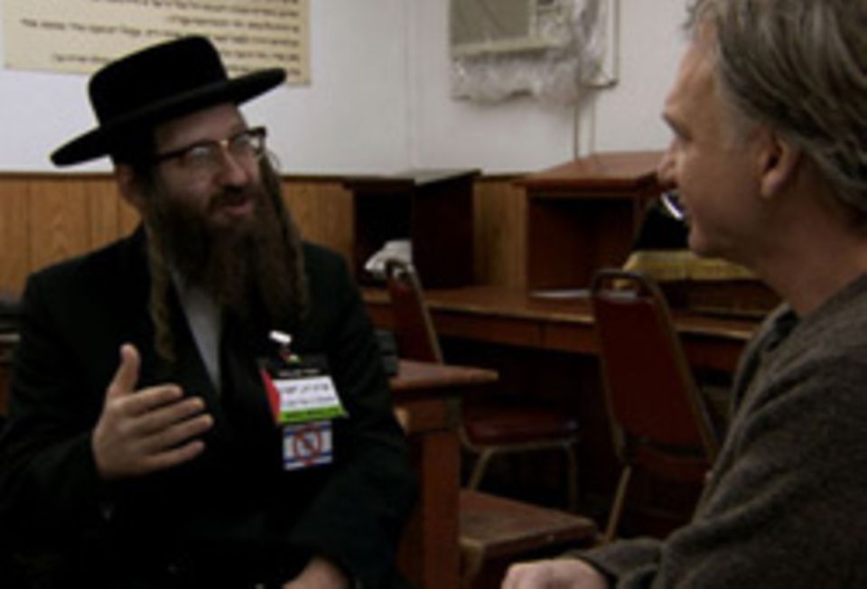 Bill Maher spricht mit einem Rabbi