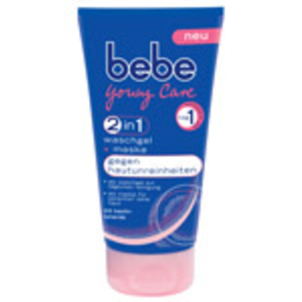 2in1 Waschgel + Maske von bebe young care, um 5 Euro. 2in1 Waschgel + Maske von bebe young care, um 5 Euro.