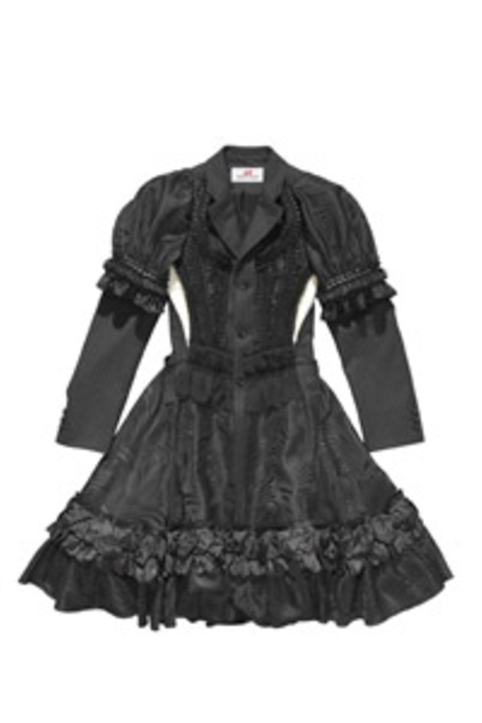 Aufwendiges Kleid von Comme des Garçons für H&M, um 300 Euro, ab 13. November in ausgewählten H&M-Filialen.