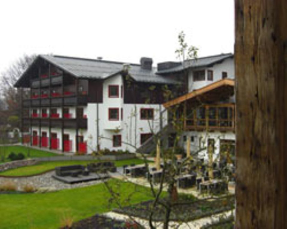 Der Garten vom Hotel Kitzhof in Kitzbühel