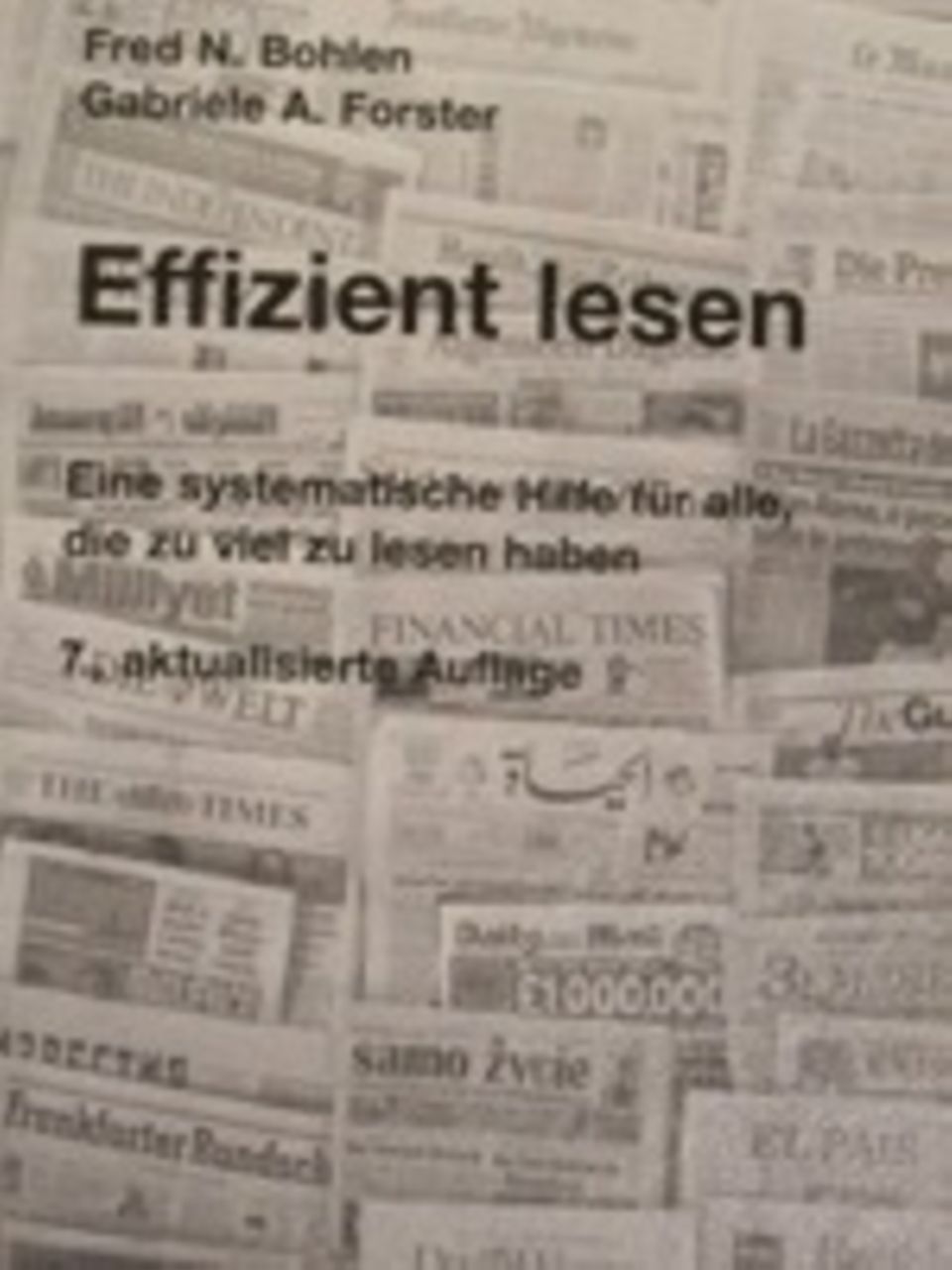 Tipps für effizientes Lesen Tipps für effizientes Lesen