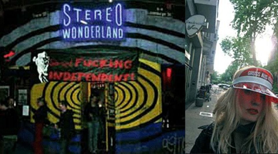 Das Stereo Wonderland (links) und Suzi vor dem Hallmackenreuther Das Stereo Wonderland (links) und Suzi vor dem Hallmackenreuther