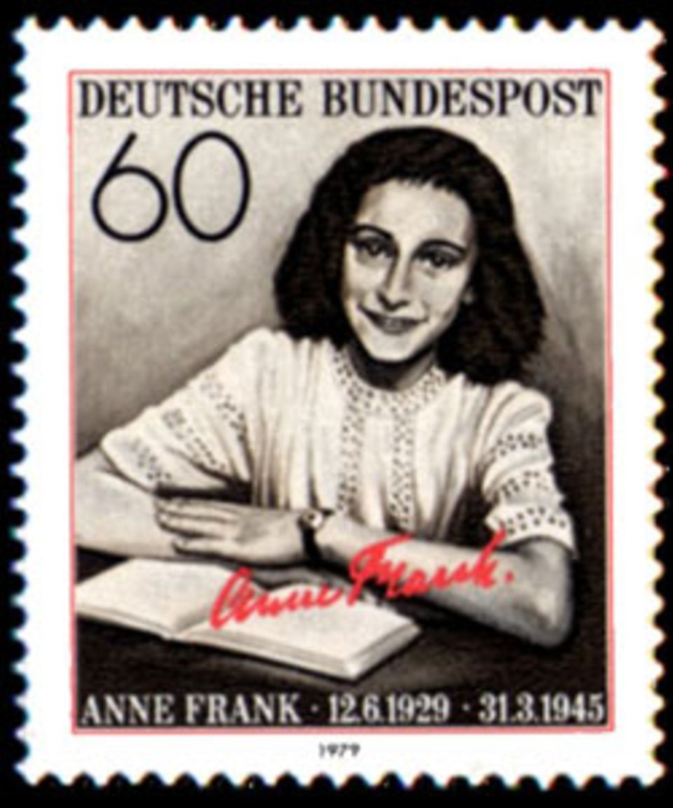 Anne Frank: 1979 wurde ihr eine eigene Briefmarke gewidmet.