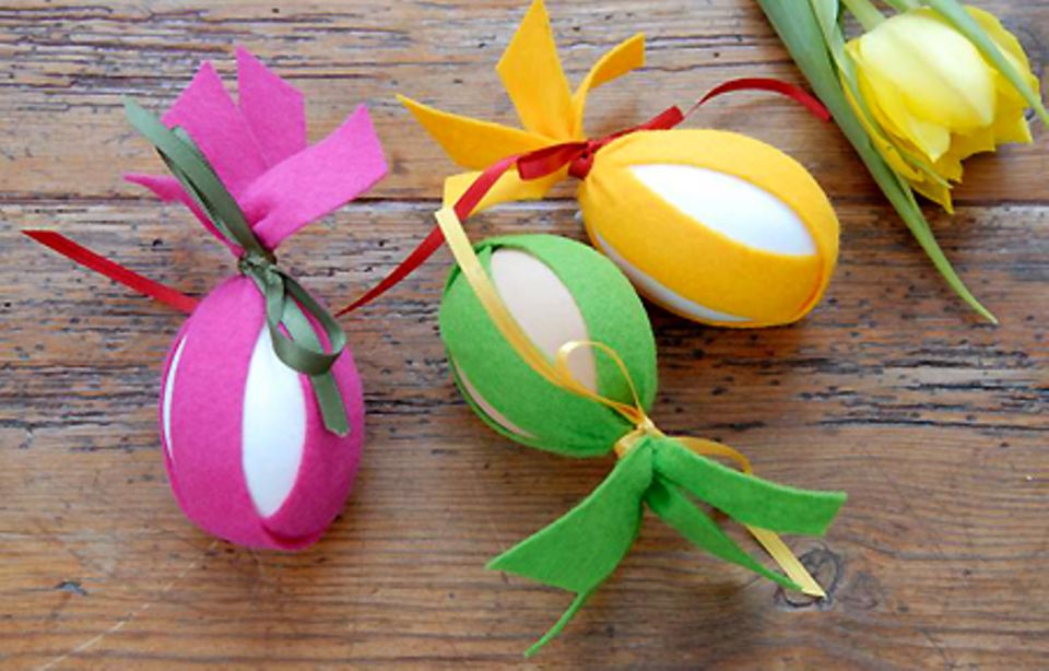 Felt Easter decorations: Beautiful felt ideas for Easter
