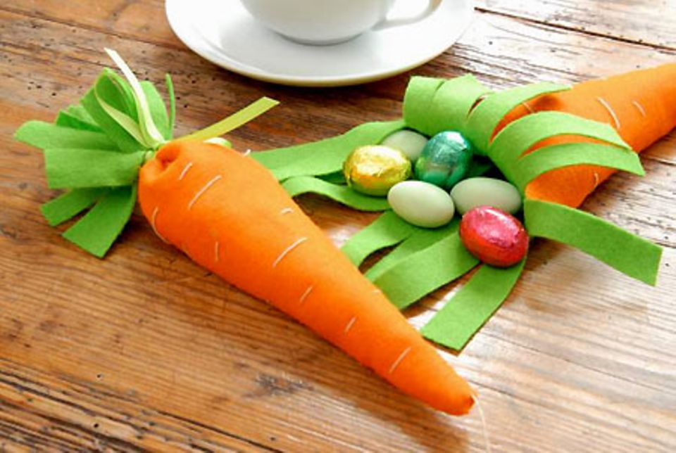 Felt Easter decorations: Beautiful felt ideas for Easter