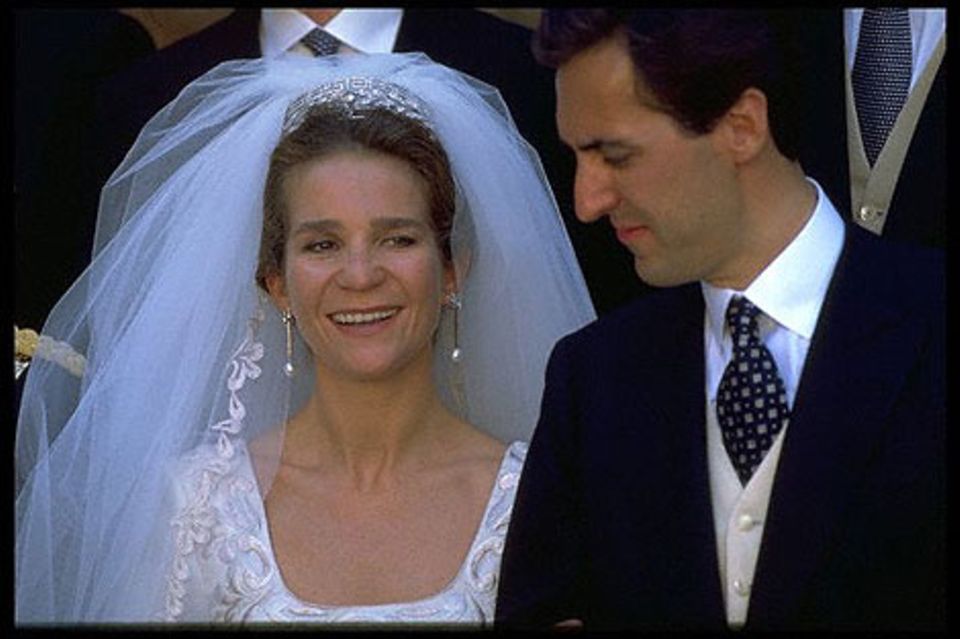Elena Infantin von Spanien und Jaime de Marichalar am 18. März 1995