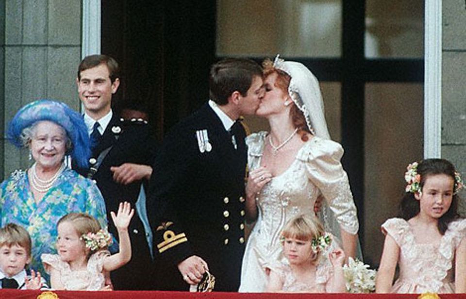 Sarah Ferguson und Prinz Andrew am 23. Juli 1986
