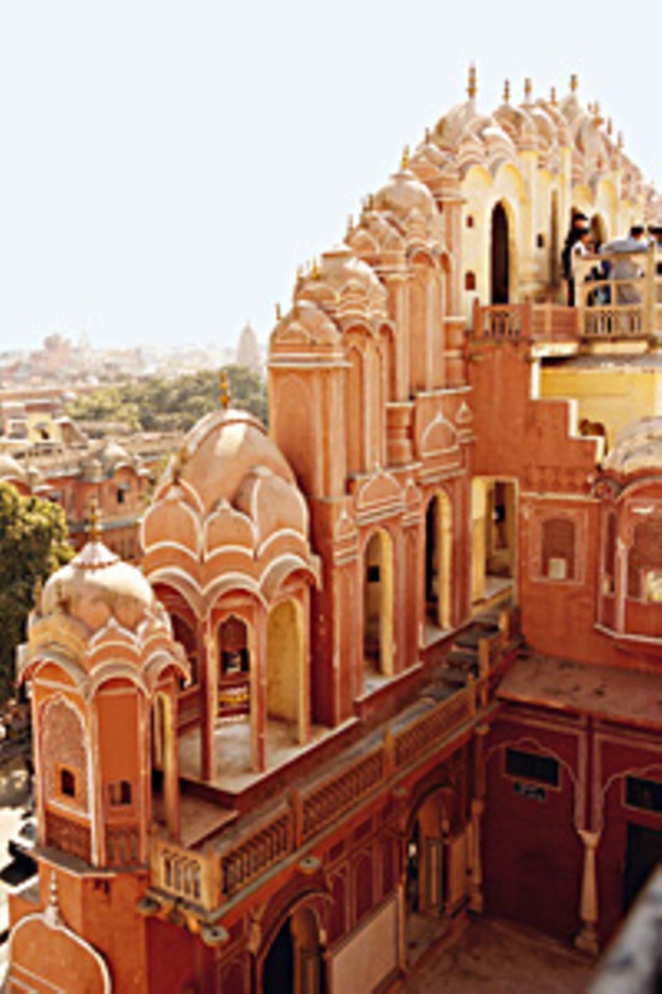 Jaipur, Hauptstadt Rajasthans, mit einer riesigen Palastanlage, zu der Museen und Observatorium gehören