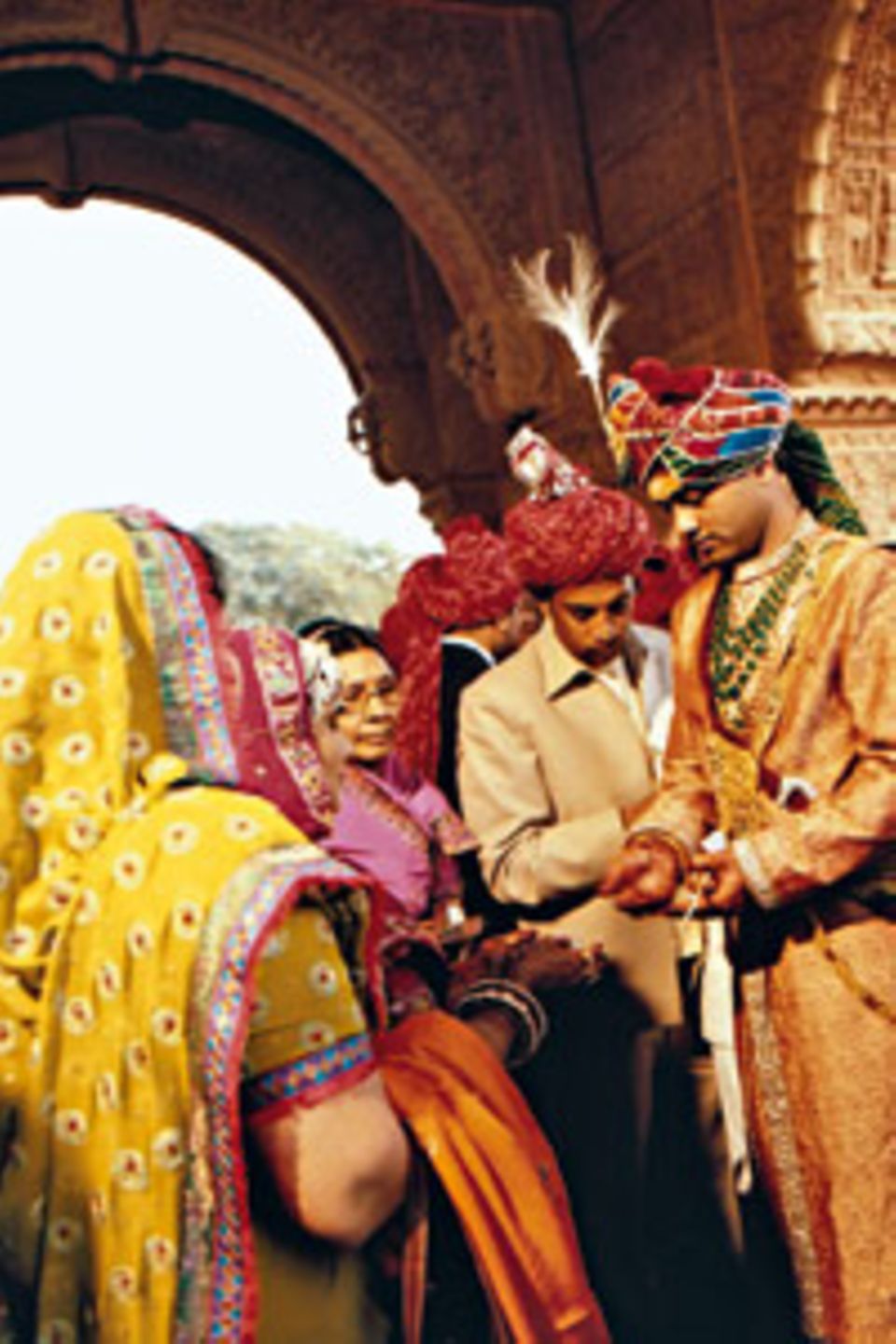 Wechselbad der Gefühle: Hochzeiten werden in Indien mit viel Pomp gefeiert