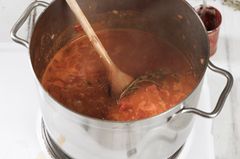 Simmer tomato soup