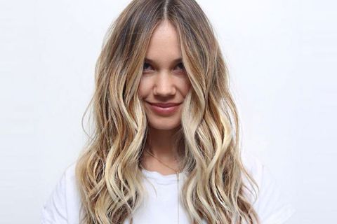 Ombre blond haarfarbe braun 70 Balayage