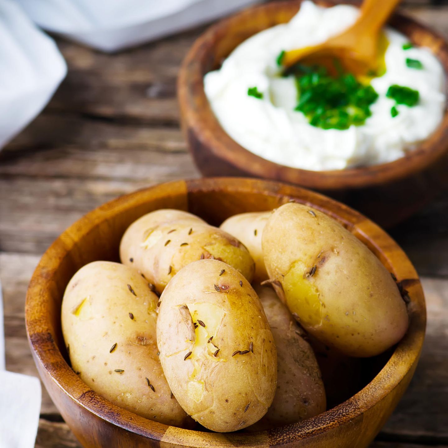 Pellkartoffeln mit Quark