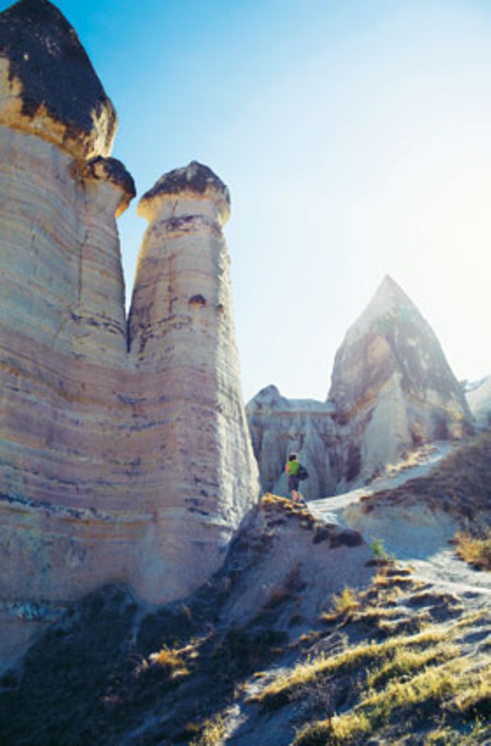 Erosion: Warum die bizarre Landschaft bei Göreme wohl ausgerechnet "Tal der Liebe" heißt? Erosion: Warum die bizarre Landschaft bei Göreme wohl ausgerechnet "Tal der Liebe" heißt?