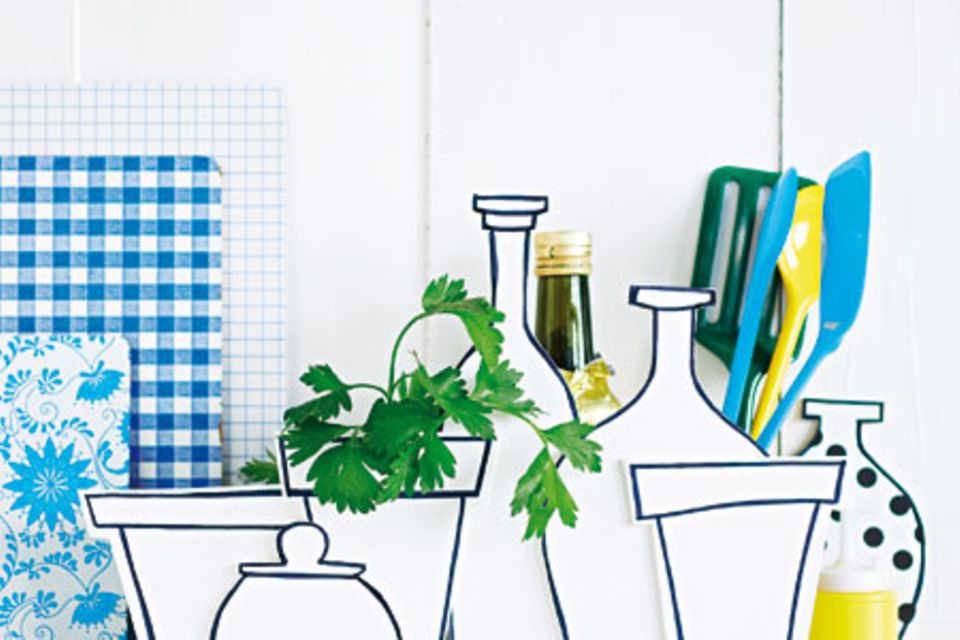 Ideen zum Selbermachen: Küchen-Deko: Hübsches Versteck für