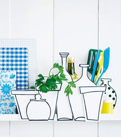 Ideen zum Selbermachen: Küchen-Deko: Hübsches Versteck für