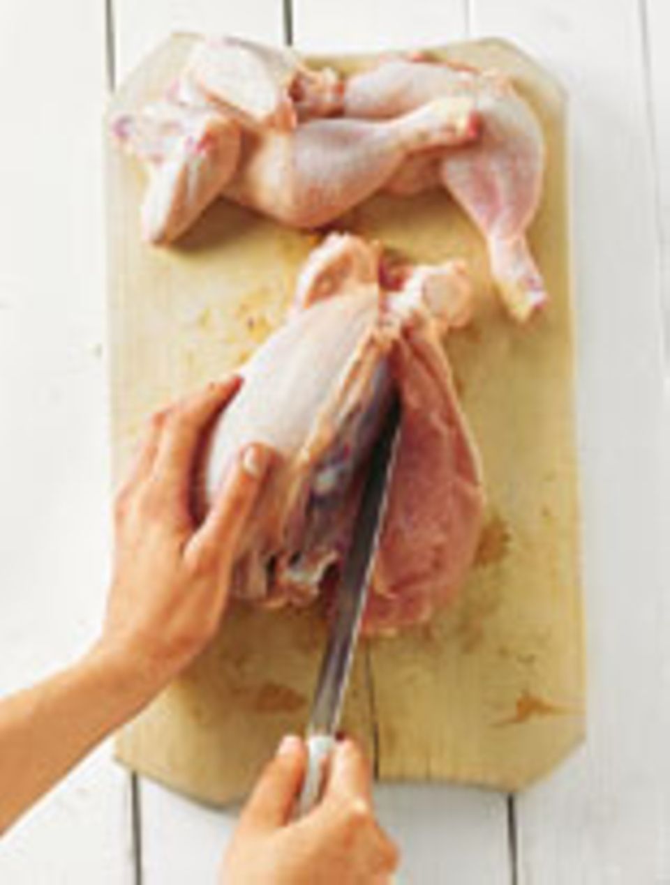 Huhn tranchieren Huhn tranchieren
