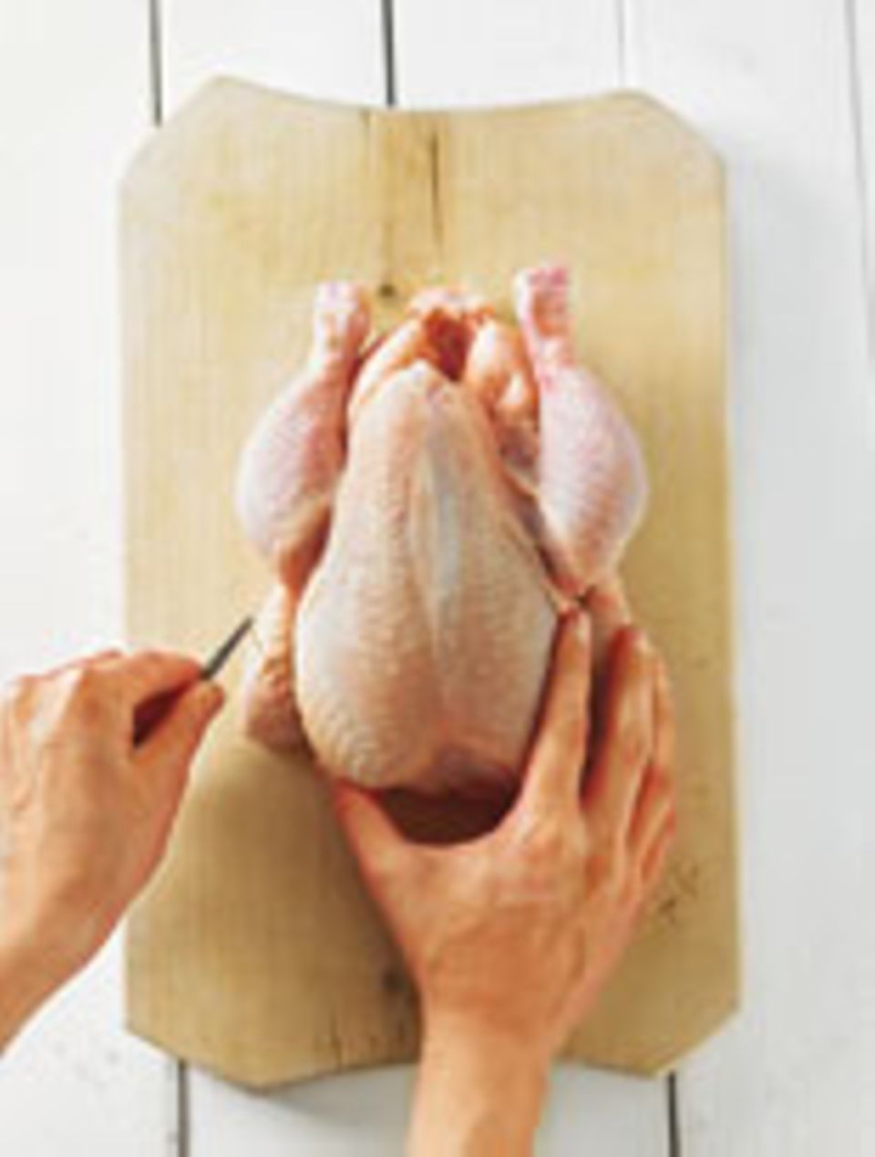 Huhn tranchieren Huhn tranchieren