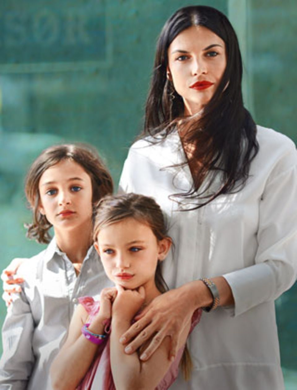 Ivona Bruun und ihre Kinder Finn und Sienna