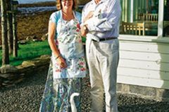 Helen und Derek Hiscoke betreiben ein B&B auf der Insel Hoy; der Glaube führte das Londoner Paar hierher. Helen und Derek Hiscoke betreiben ein B&B auf der Insel Hoy; der Glaube führte das Londoner Paar hierher.
