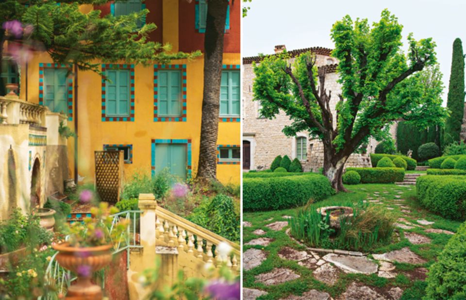 Jardin Fontana Rosa & Château de Gourdon Jardin Fontana Rosa & Château de Gourdon