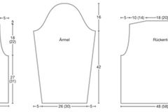 Jacke mit Zopfmuster: Anleitung zum Nachstricken Jacke mit Zopfmuster: Anleitung zum Nachstricken
