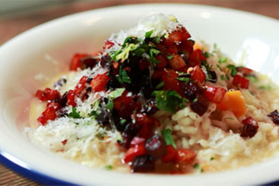 Wurzelgemüse-Risotto mit Gremolata