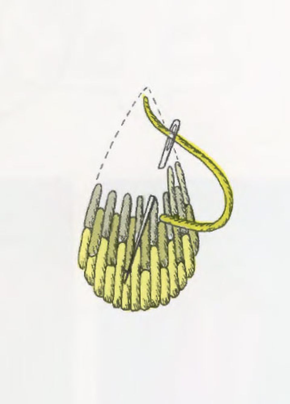 Sticken lernen: Nadelmalerei Sticken lernen: Nadelmalerei