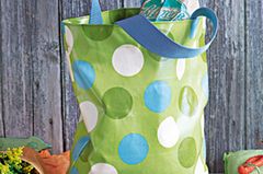 Wachstuch-Tasche Wachstuch-Tasche