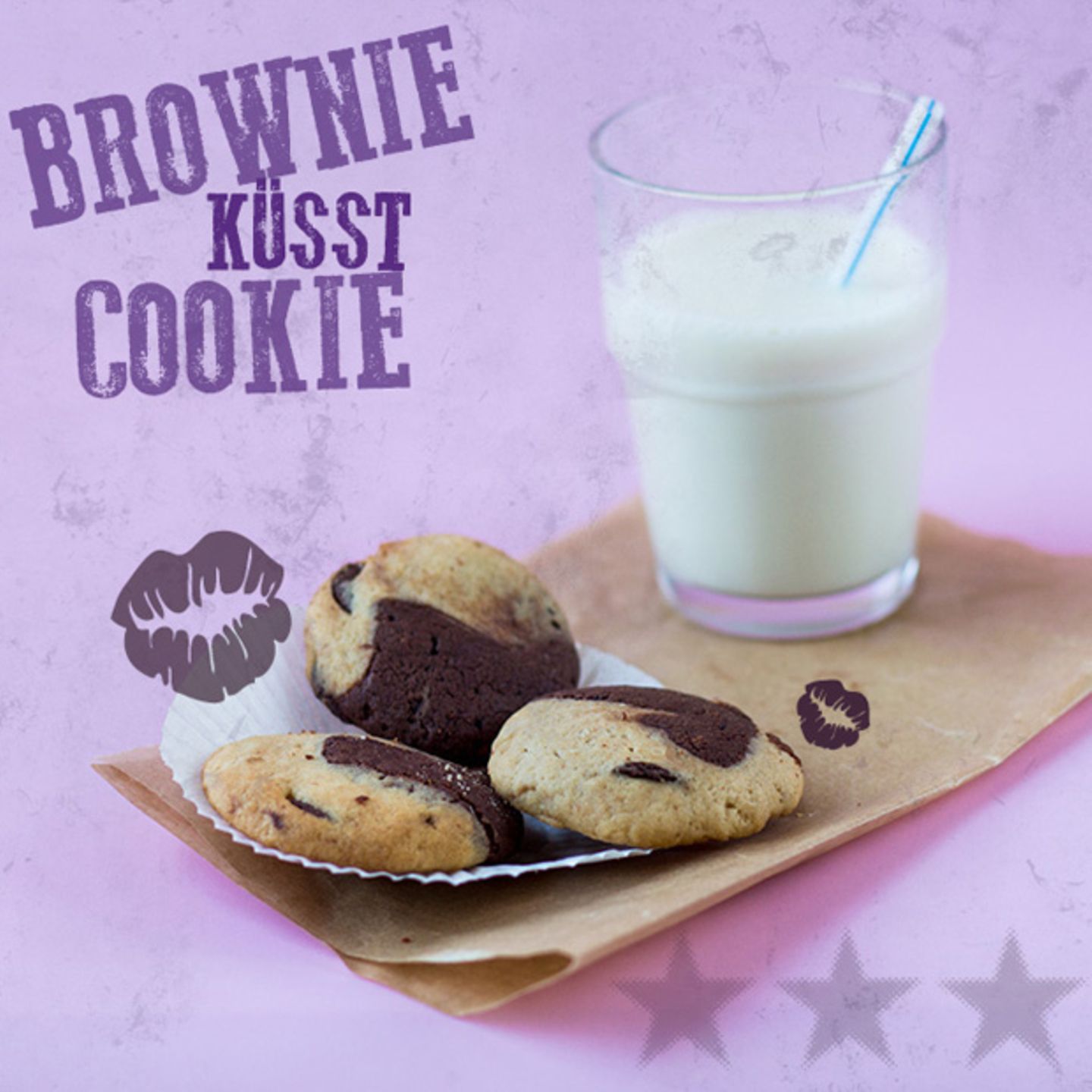 Brookies: Wenn Brownie und Cookie sich treffen ...