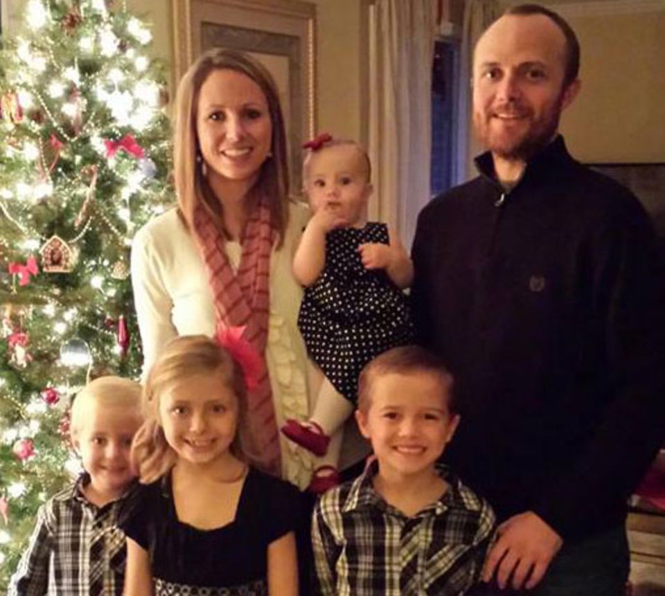 Familie Manthe an Weihnachten 2013.