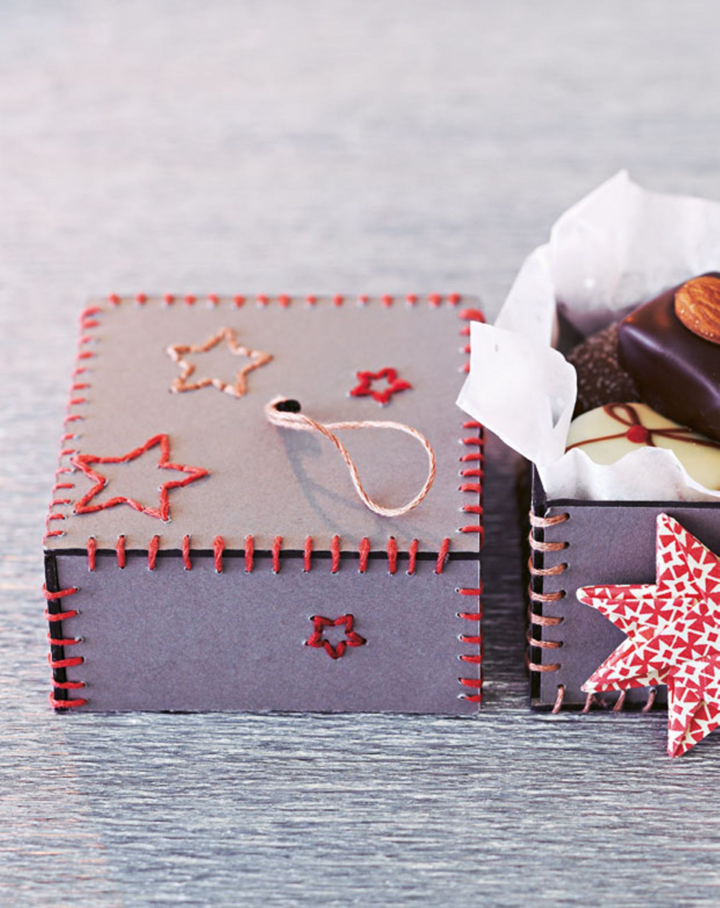 Geschenkverpackung Pralinenschachtel Basteln So Geht S Brigitte De