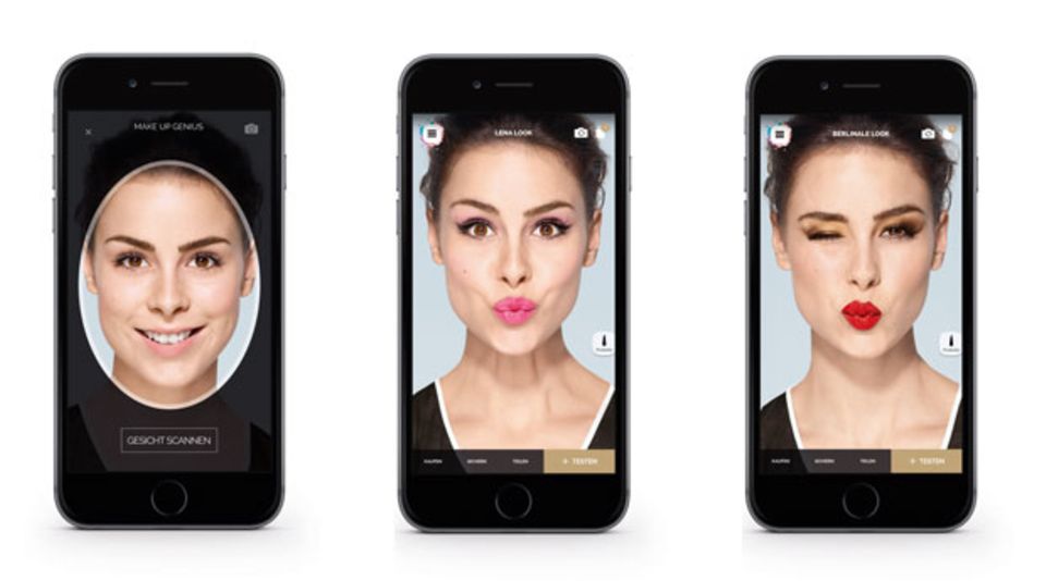 Lena und die neue Schmink-App von L'Oréal Paris "Makeup Genius"