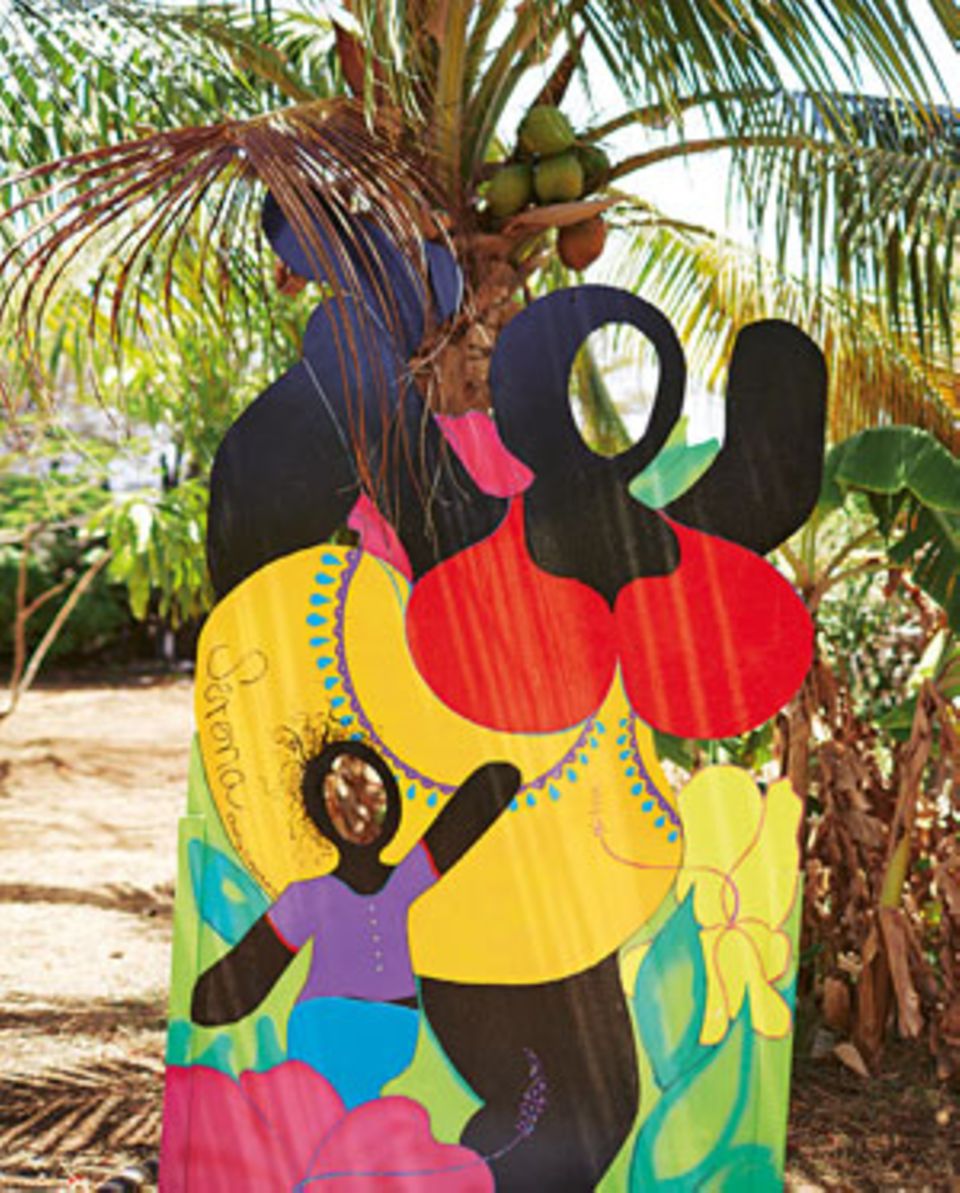 Curaçao: bei "Serena's Art Factory" gibt es Skulpturen