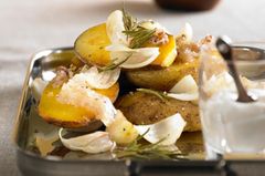 Gerichte mit Kartoffeln vom Blech Gerichte mit Kartoffeln vom Blech