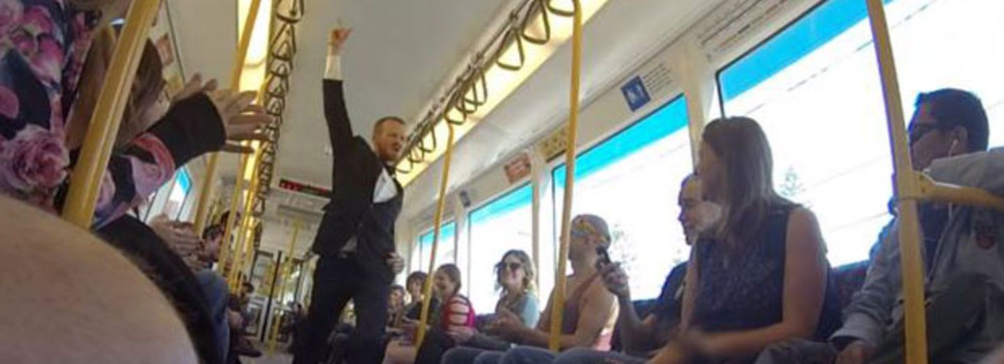 So viel Spaß kann U-Bahnfahren machen