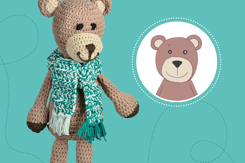 Teddybär häkeln: Anleitung für einen süßen Gefährten