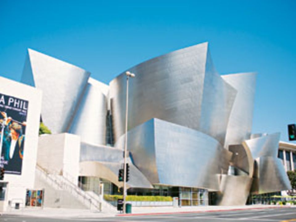 Außen hui, innen auch: die Walt Disney Concert Hall. Außen hui, innen auch: die Walt Disney Concert Hall.