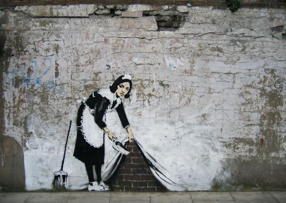 Na, heute schon einen echten Banksy entdeckt?