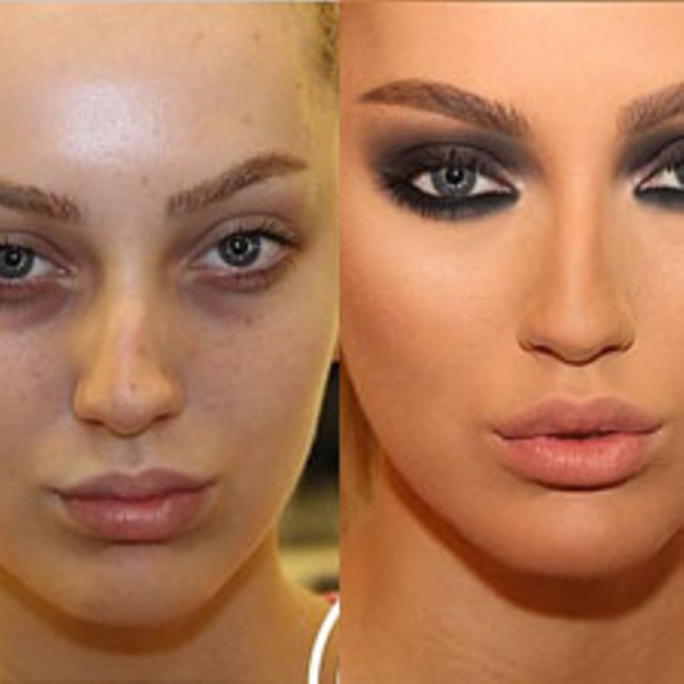 Hier kommt der Beweis, was Make-up alles kann ...