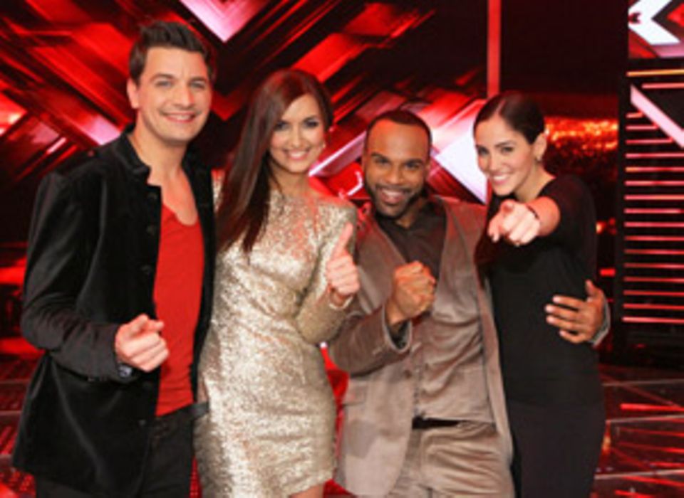 Die Finalisten in schönster Castingshow-Pose: David Pfeffer, Nica & Joe, Raffaela Wais. Die Finalisten in schönster Castingshow-Pose: David Pfeffer, Nica & Joe, Raffaela Wais.
