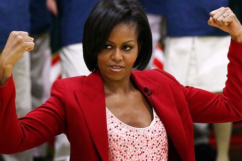 Sporty sporty! Michelle Obama shows off her five favorite "loading =" lazy workouts