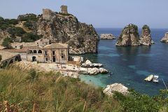 Filmreif: die alte Tunfischfangstelle von Scopello Filmreif: die alte Tunfischfangstelle von Scopello
