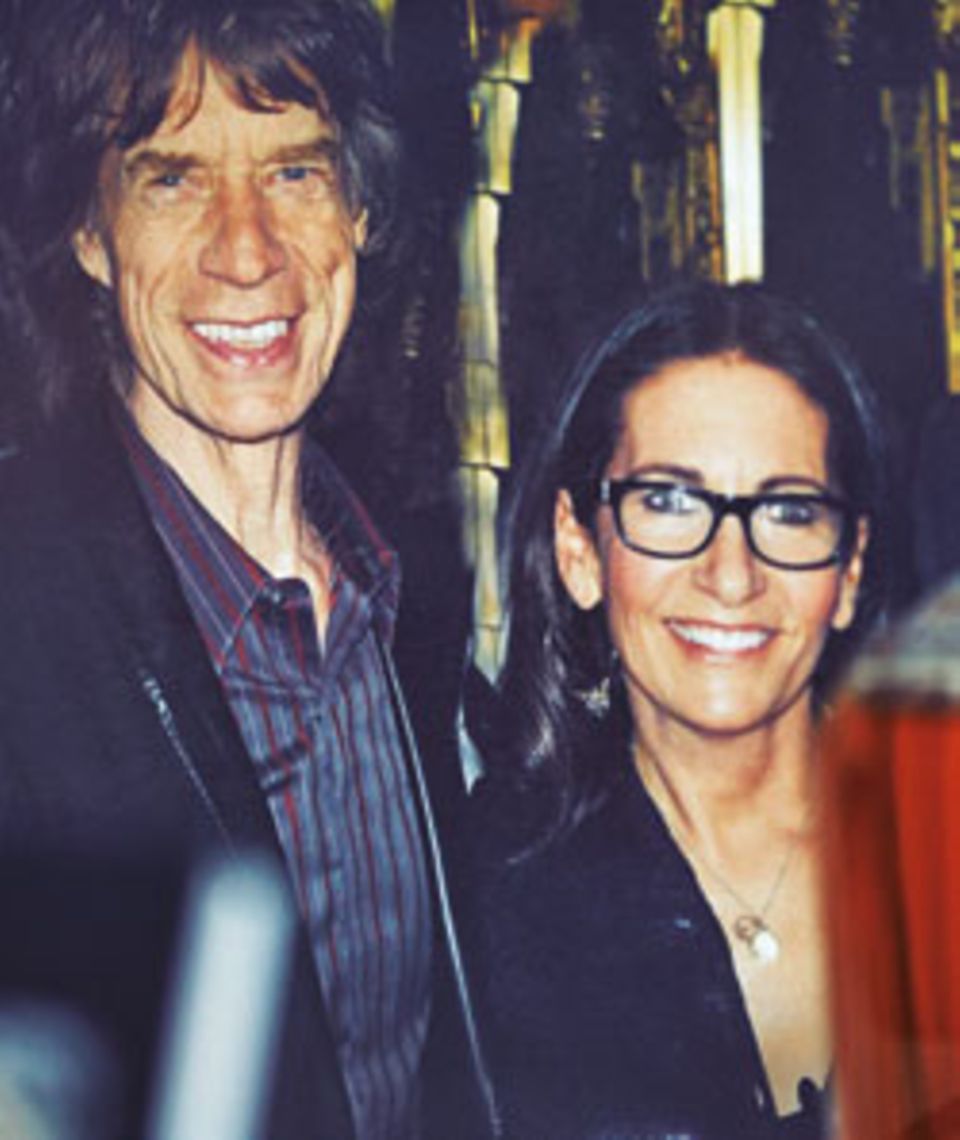 Rolling Stone: Bobbi Brown mit Mick Jagger.