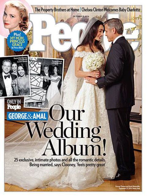 Clooney-Hochzeit: Das Hochzeitskleid von Amal Alamuddin ...