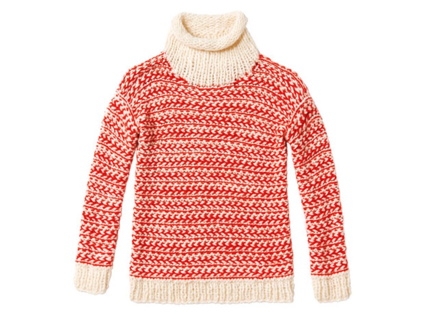 Zweifarbigen Pullover stricken - eine Anleitung