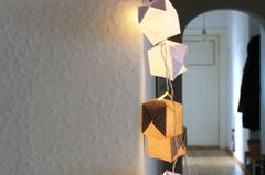 Origami-Lichterkette basteln - einfach selbstgemacht Origami-Lichterkette basteln - einfach selbstgemacht